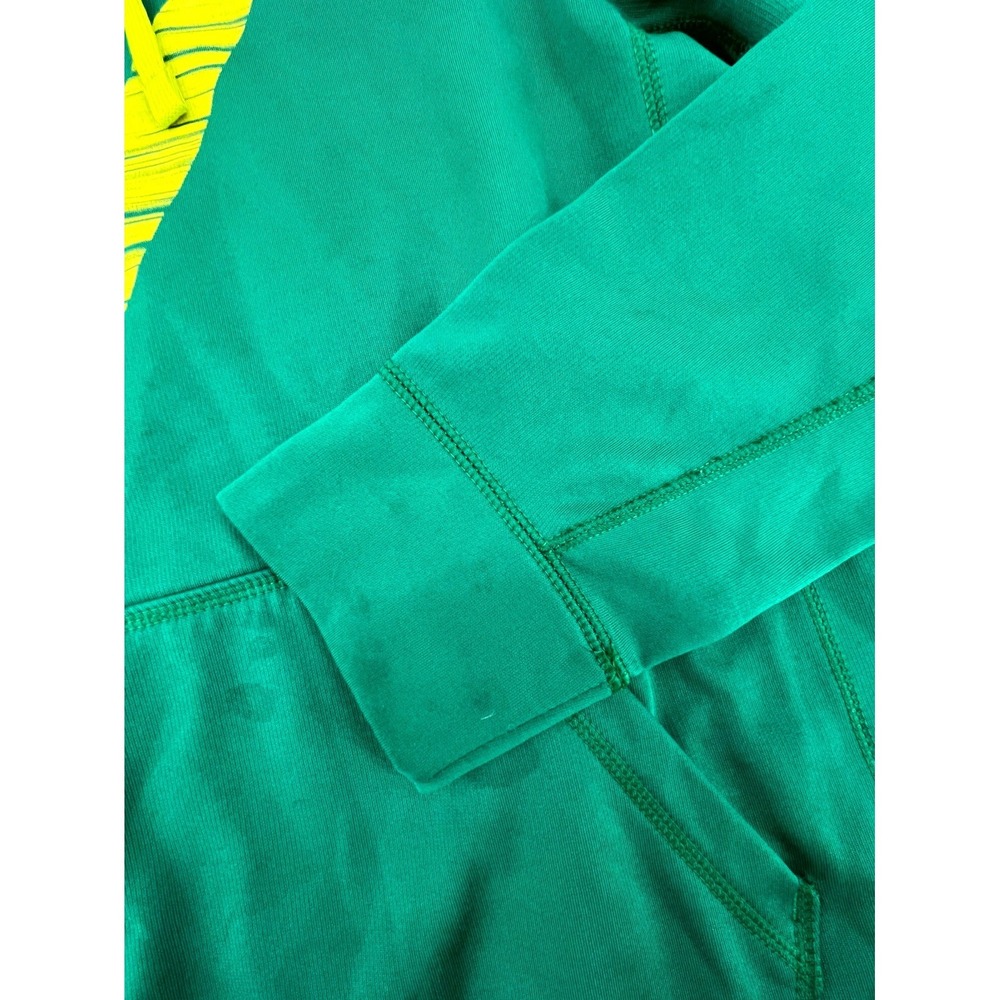 Nike Therma Fit Oversized Hoodie Mens Small Green Swoosh Logo Lined Athletic - Picture 5 of 12